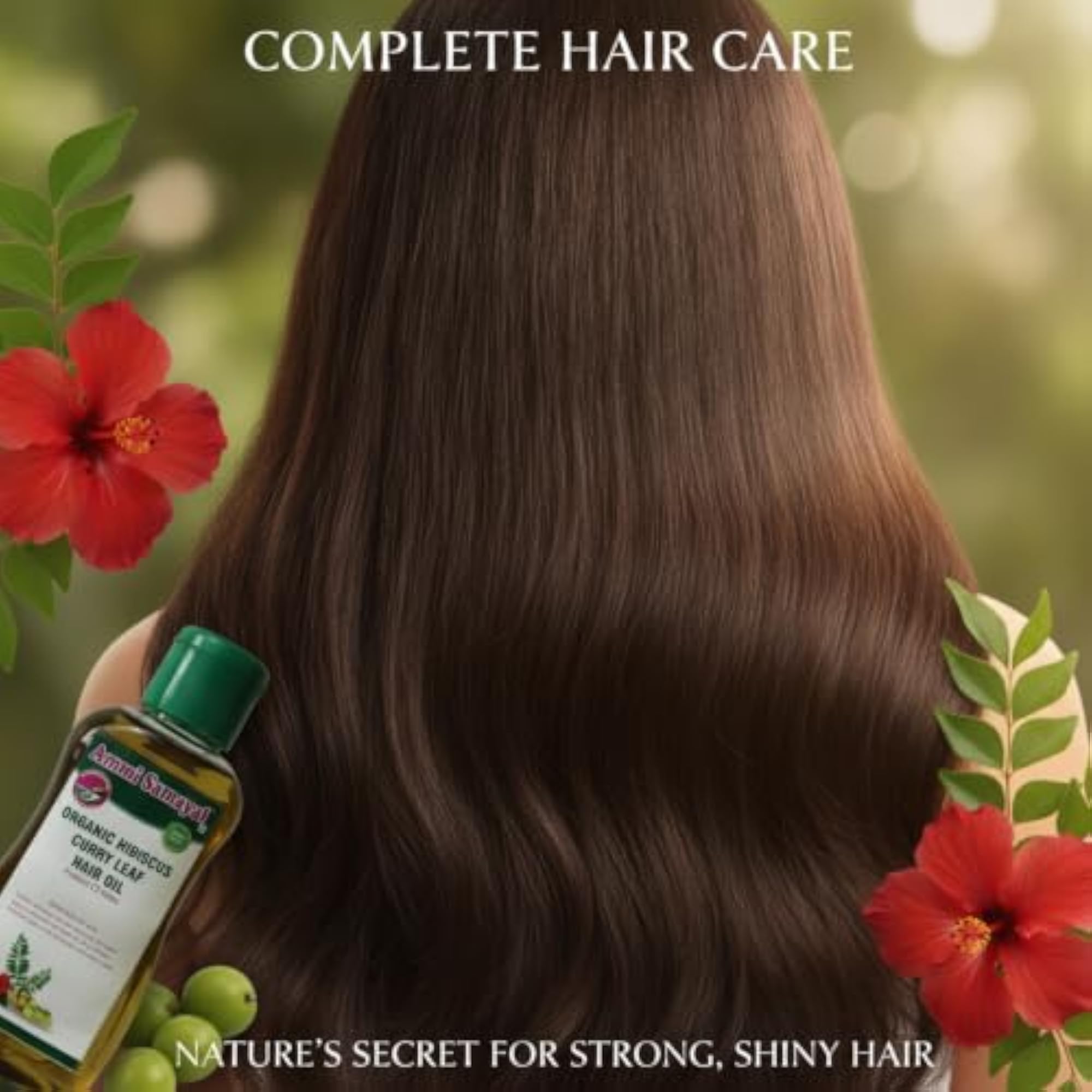 Ammi Samayal Organic Hibiscus and Curry Leaf Hair Oil, 100ml